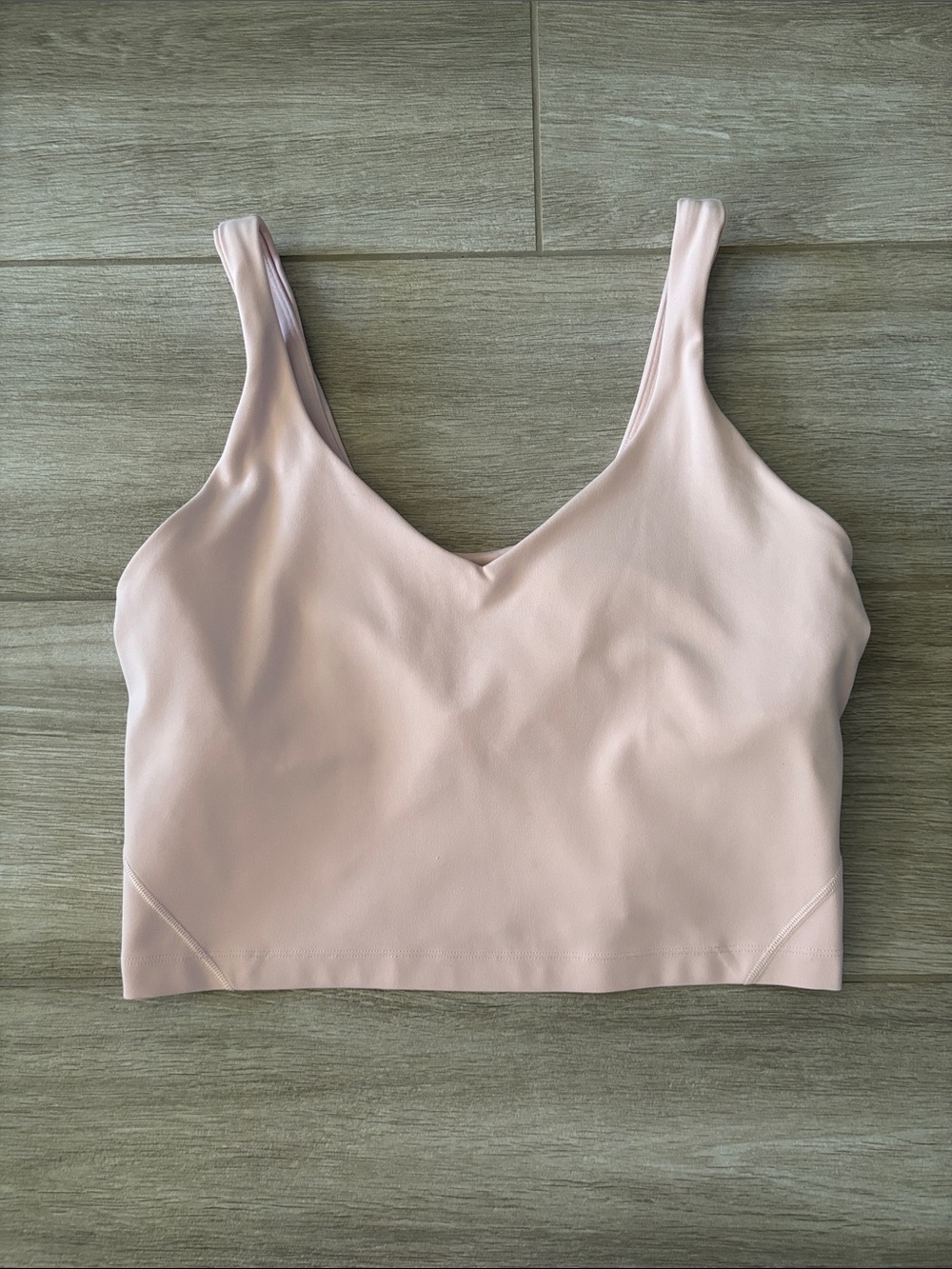 Lululemon Light Pink Align V-Neck Tank Top